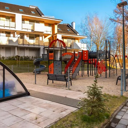 Daire Flatbook - Baltic Garden Z Basenem I Parkingiem Sztutowo